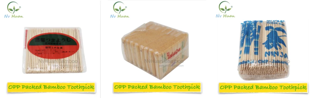 Individual Cello Wrap Bamboo Toothpick