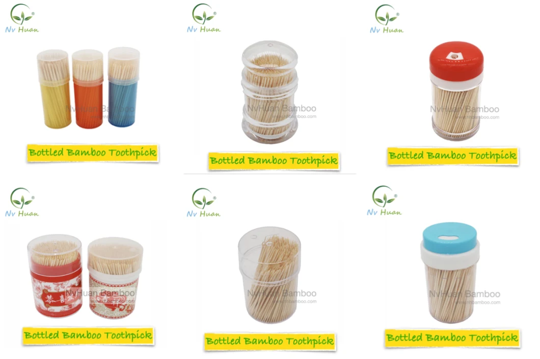 PLA Tableware Individual Paper Wrap Bamboo Toothpick